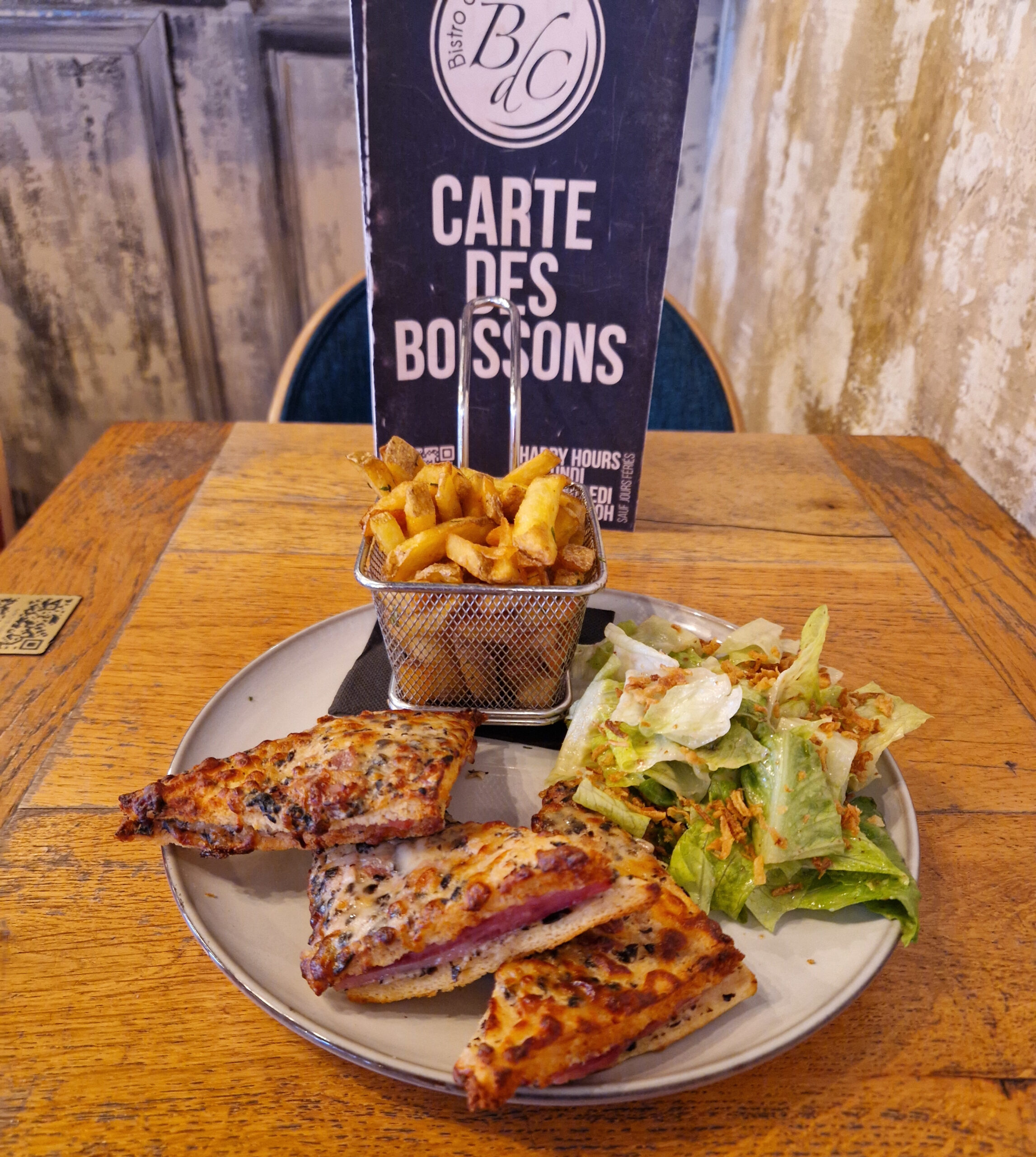 croque monsieur à la truffe nantes bistro du cours 